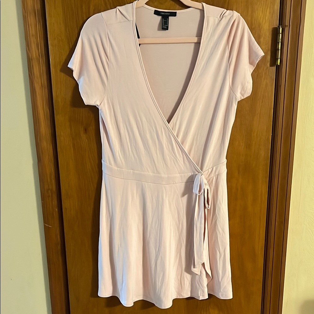 Light Pink Wrap Romper